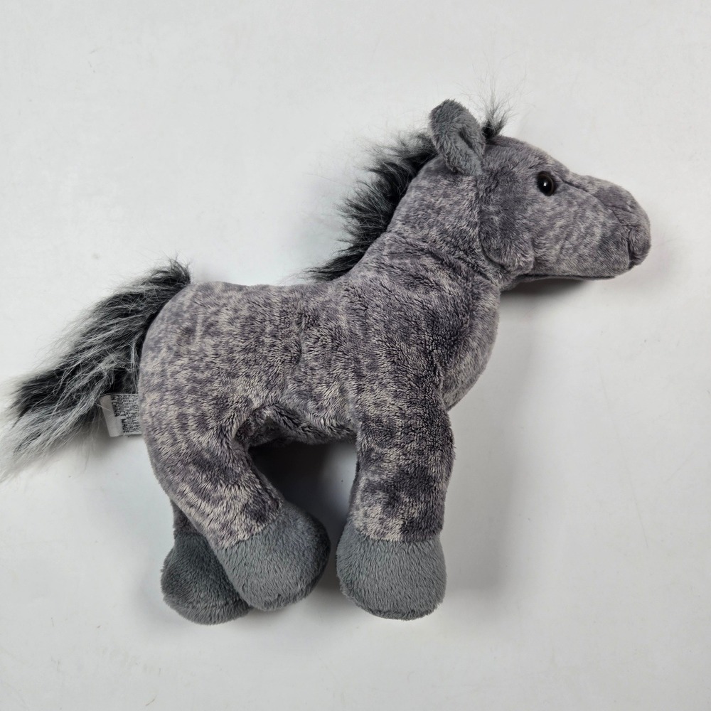 Webkinz Ganz Gray Arabian Horse Plush Toy Small Stuffed Animal - Picture 9 of 13